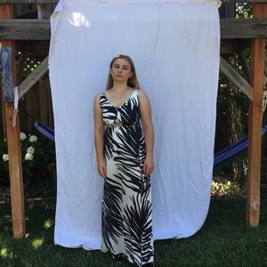 Silk maxi dress